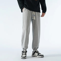 2025 New 190 Tall Men Extra long Pants 110/115/120cm Pant Length Autumn Sweatpants Plus Large Size Elastic Waist High Waist