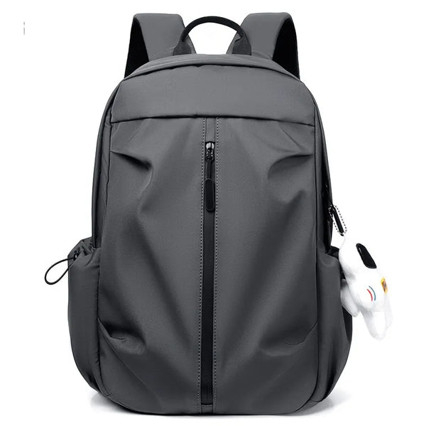 1 14 Inch Large Capacity Leisure Schoolbag Sports Simple Men And Women Universal Computer Backpack With Pendant