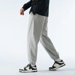 2025 New 190 Tall Men Extra long Pants 110/115/120cm Pant Length Autumn Sweatpants Plus Large Size Elastic Waist High Waist
