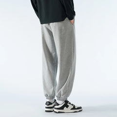 2025 New 190 Tall Men Extra long Pants 110/115/120cm Pant Length Autumn Sweatpants Plus Large Size Elastic Waist High Waist